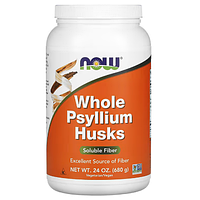 Псиллиум, цельная оболочка семян подорожника, 680г NOW Foods