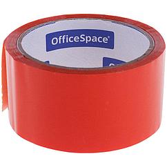 Клейкая лента упаковочная OfficeSpace, 48мм*40м, 45мкм, оранжевая, Спейс