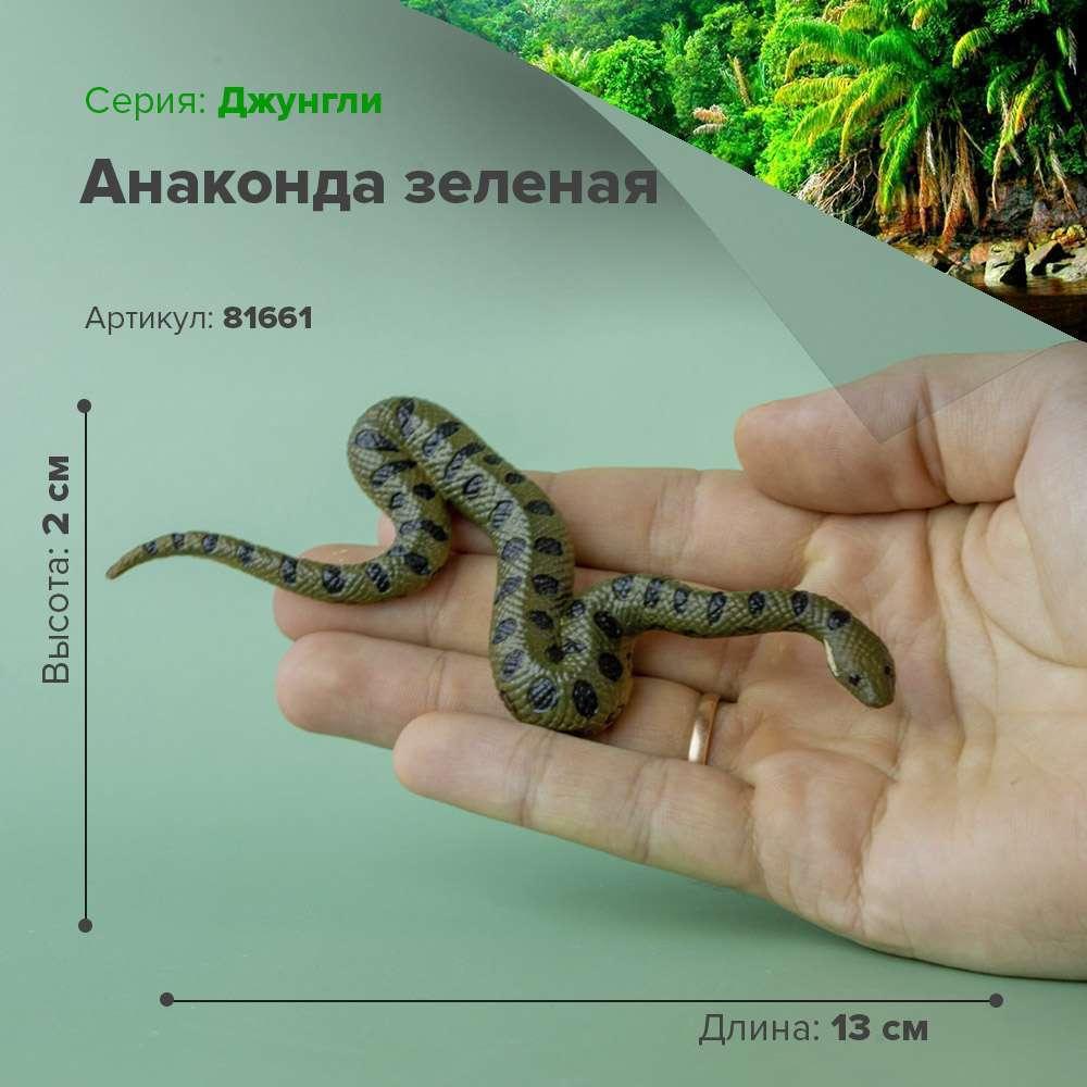Derri Animals Фигурка Анаконда зеленая, 34 см. 81661, фото 1