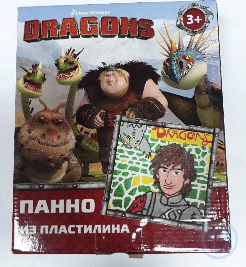 Набор для творчества Панно из пластилина DRAGONS