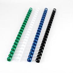 Пластиковые пружины для переплета  (8 мм/45) белые (100 шт в пач)