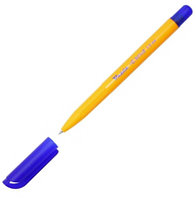 Ручка шарик. Веста, синяя паста на масл.осн, оранжевый корпус