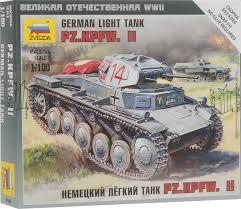 Сборная модель  немецкий легкий танк