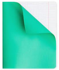 Тетрадь для записи "Hatber", 48л, А5, клетка, полимерная обложка, на скобе, серия "Зелёная"