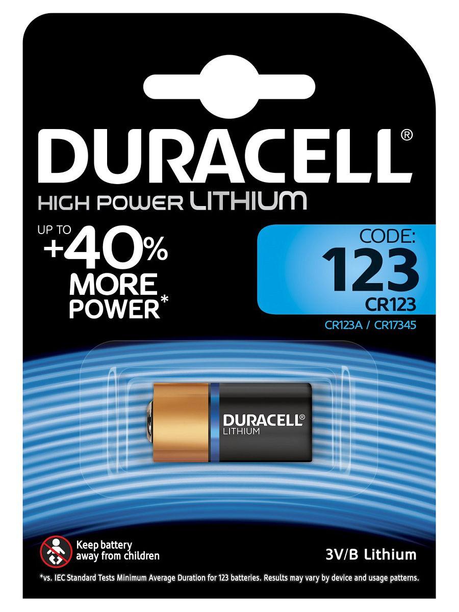 Батарейка DURACELL CR123 ULTRA (10/50/6000) Тип: CR123 - 2шт - фото 1 - id-p108002986