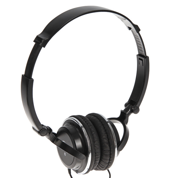 Наушники Ritmix RH-502 Headphone 32ohm, 20-22000Hz, 105db, cable 1.2m, 3.5mm, black - фото 1 - id-p108002995