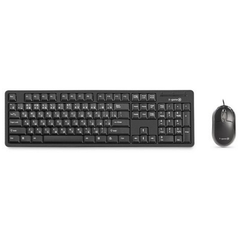 Клавиатура и мышь, USB, X-game XD-1100OUB, Черный KeyBoard + mouse, Black - фото 1 - id-p108003351