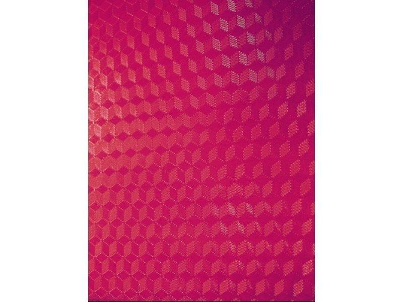 Обложки ПВХ А4, 0,18мм, кристалл, прозр/вишневые (100)