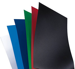 Обложки ПП пластик А4, 0,40мм, черные (50)