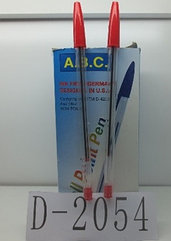 Ручка шариковая ЭКОНОМ, красная, 1 мм., прозрачный корпус
