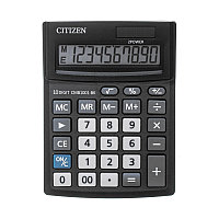 Калькулятор настольный Citizen Business Line CMB1001-BK, 10 разрядов, двойное питание, 102*137*31мм,