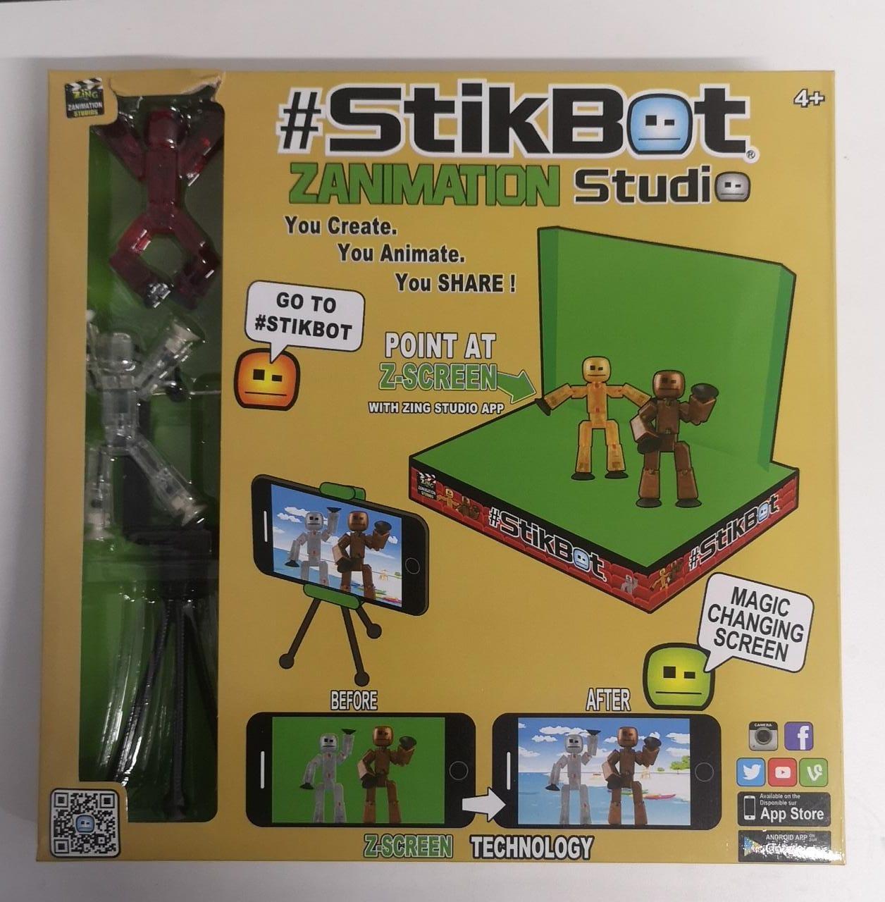Стикботы Stikbot: Анимационная студия со сценой