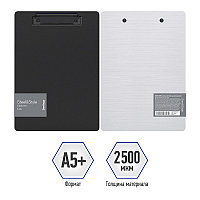Berlingo "Steel and Style" A5+ қысқышы бар планшет, 2500 мкм, пластик (полифом), ақ
