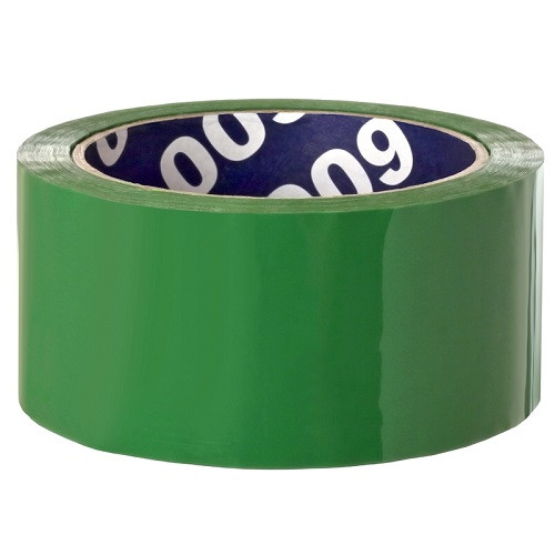 Клейкая лента упаковочная Unibob, 48мм*66м, 45мкм, зеленая - фото 1 - id-p108005646