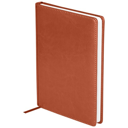 Ежедневник датированный 2023г., А5, 176л., кожзам, OfficeSpace "Nebraska", коричневый