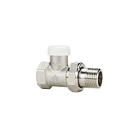 Запорный радиаторный клапан (вентиль) ручной регулировки Varmega VM10303, 3/4" ВР-НР, прямой