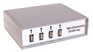 Сетевой USB-концентратор Nio-Electronics NIO-EUSB 4EP (аналог Digi)