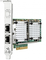 Сетевая карта HPE Ethernet 10Gb 2-port 530T Adapter, PCIe 2.0 x8 with Low profile bracket