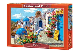 Пазл: Весна в Санторини (2000 эл.) | Castorland Puzzle