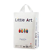 Little Art Детские трусики-подгузники размер M 6-9 кг, 56 шт.