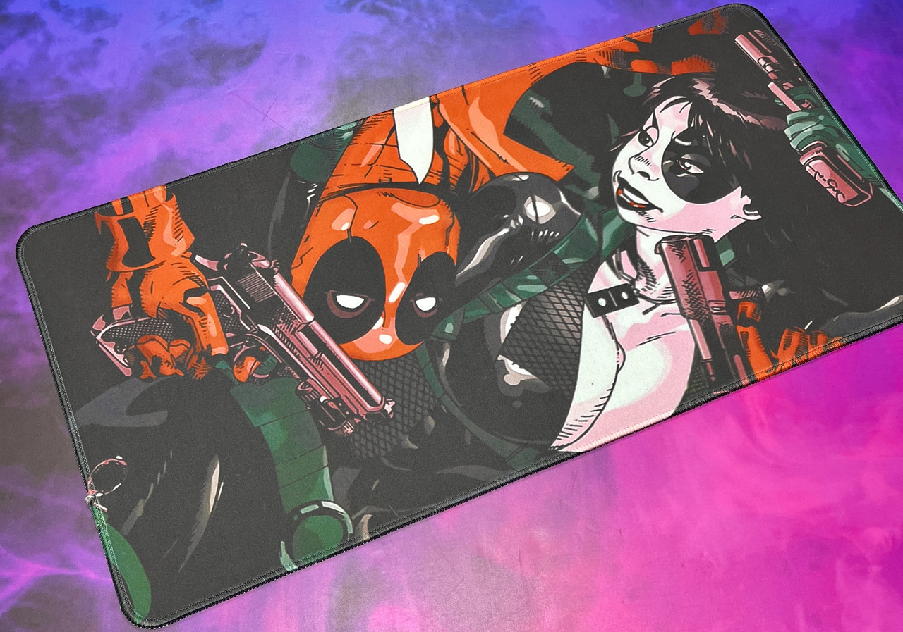 Коврик Дэдпул и Домино, фото 1