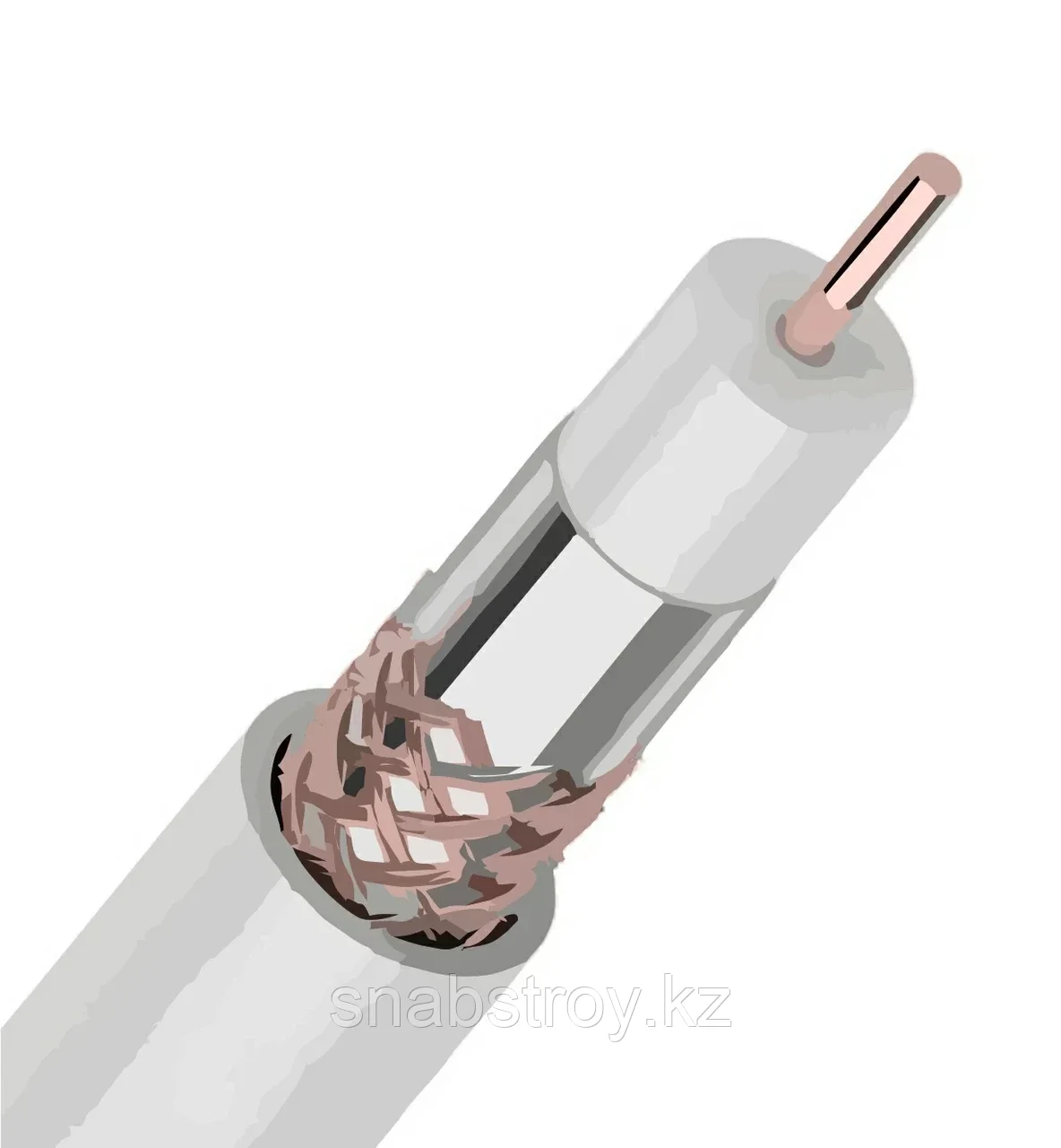 Кабель RG-6U (75 Ом) 100м белый (01-2201) REXANT, фото 1