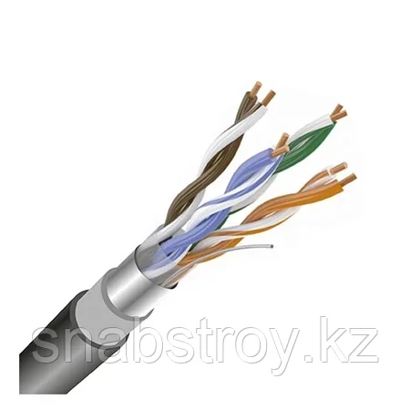 F/UTP (24 AWG), кат.5Е экран, 4 пары, LDPE внеш.черный 305м ITK