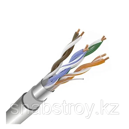 F/UTP (24 AWG), кат.5Е экран, 4 пары, серый  305м ITK