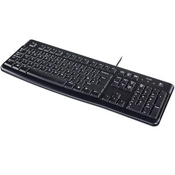 LOGITECH K120 Corded Keyboard - BLACK - USB - RUS