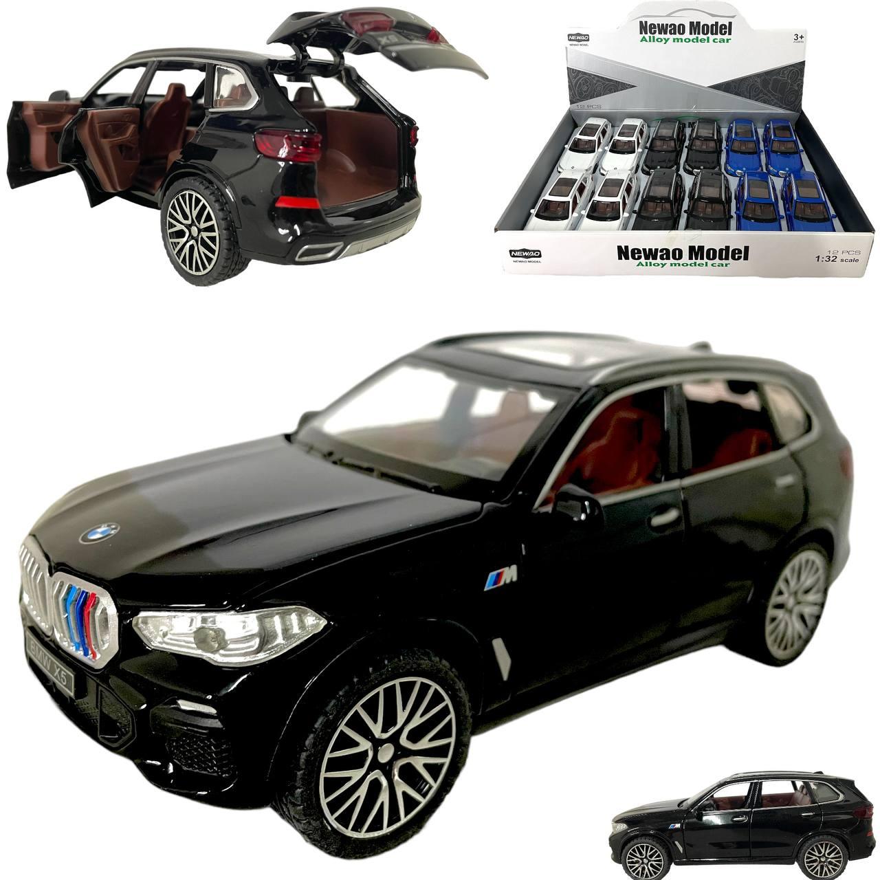 XA3221B металл машина BMW X5, звук,двери, 4 расцветки, 16*6см - фото 1 - id-p108021758