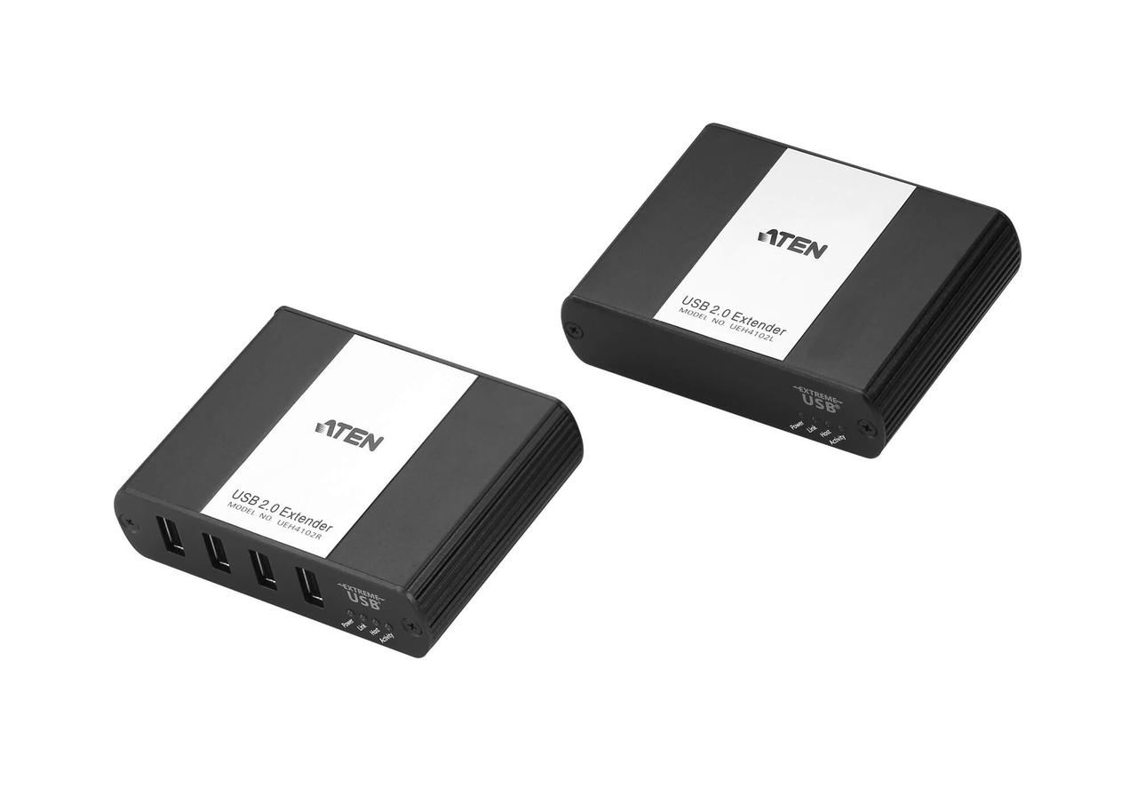 4-портовый USB 2.0-удлинитель по локальной сети UEH4102 ATEN - фото 1 - id-p108025454
