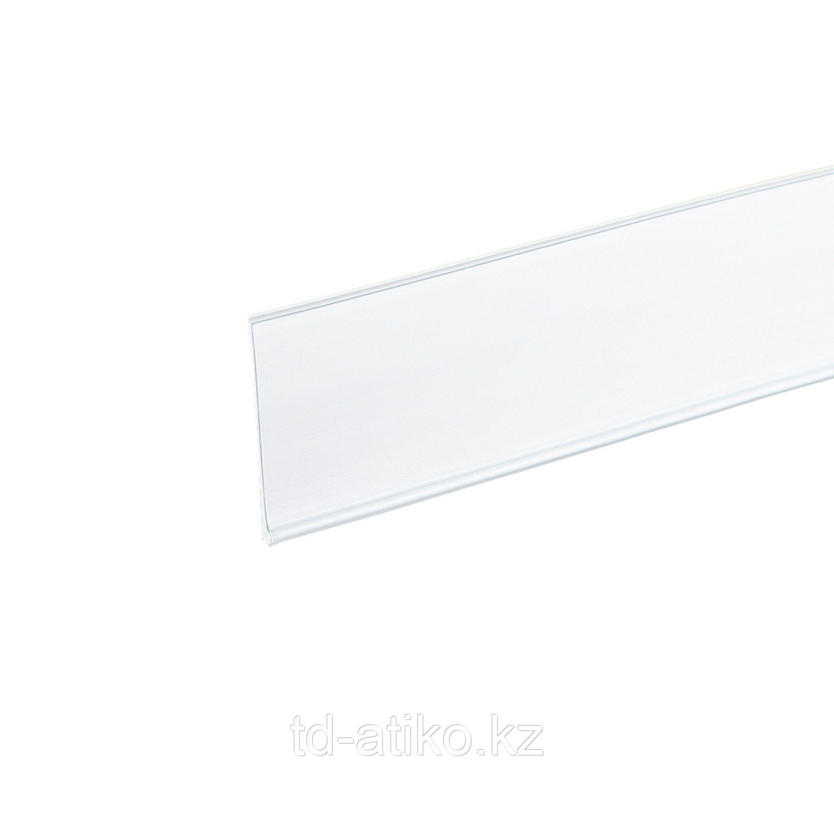 Ценникодержатель полочный самоклеющийся DBR39 длина 1000 мм,цвет белый