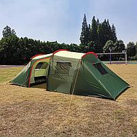 Палатка туристическая 4 местная с большим тамбуром MirCamping 1007-4, 2 комнаты для кемпинга