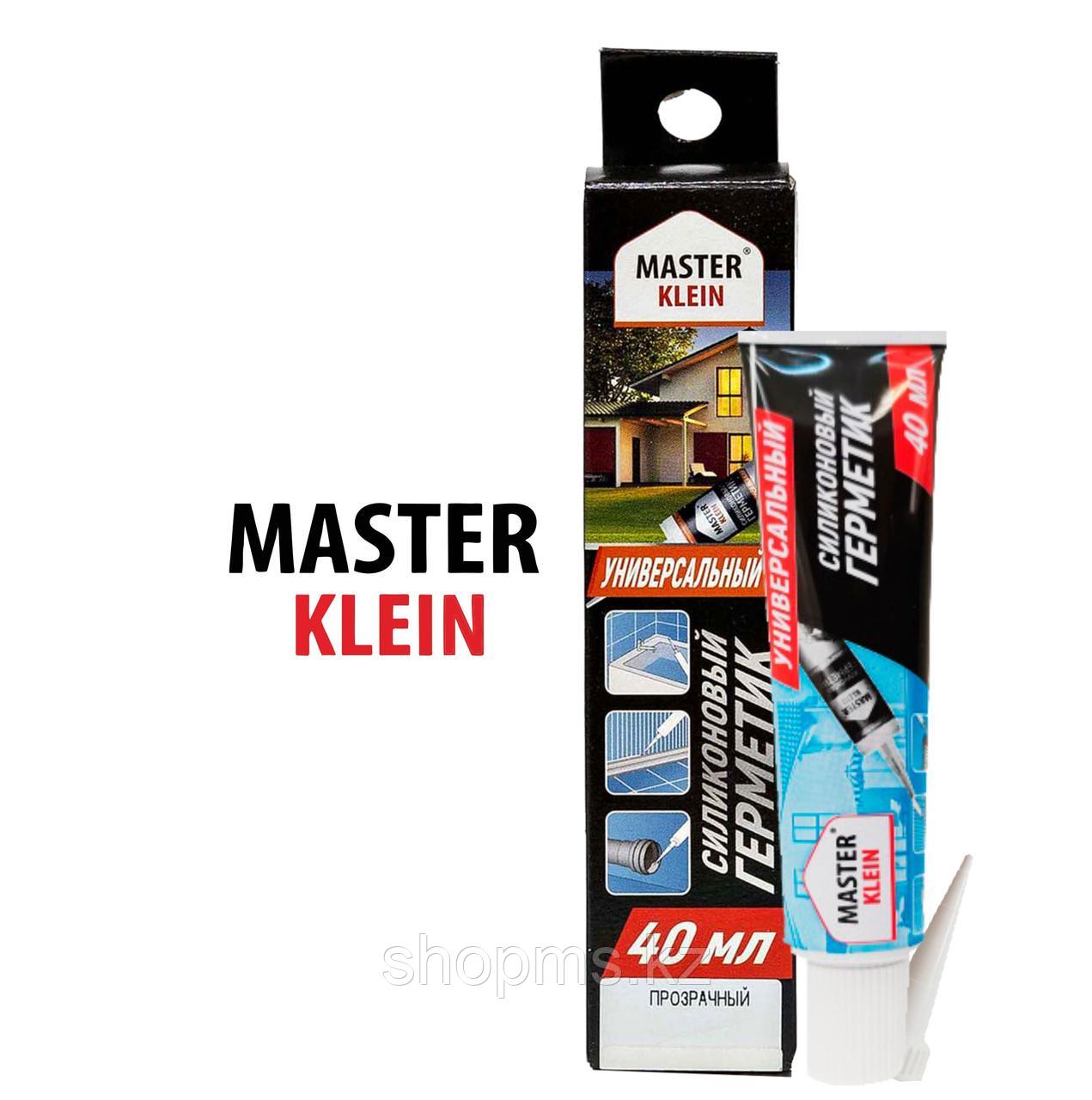 Герметик силиконовый "Master Klein" универсал. прозрачный /40 мл