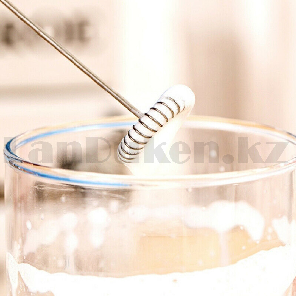 Капучинатор ручной вспениватель для молока коричневый - фото 5 - id-p108026240