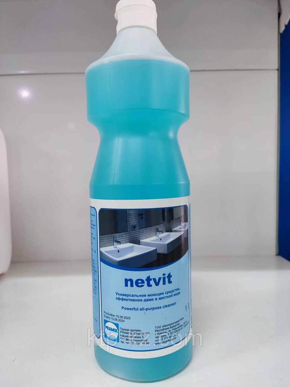 Универсальное средство для очистки поверхностей PRAMOL NETVIT, 1л.