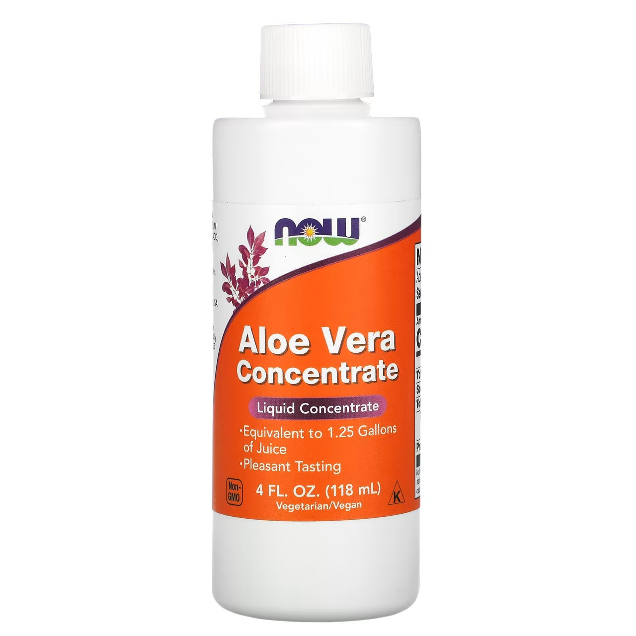 БАД Aloe Vera Concentrate, 118 ml, NOW