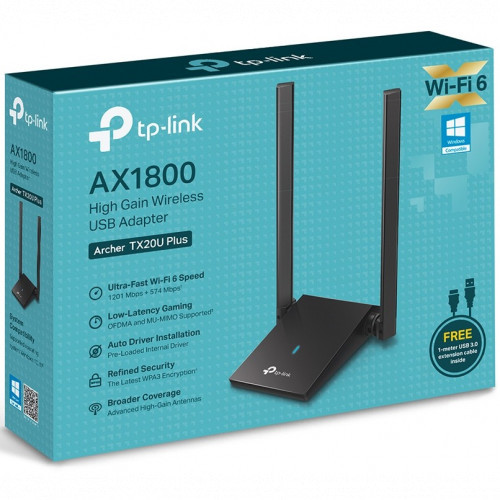 TP-Link Archer TX20U Plus сетевое устройство (Archer TX20U Plus(EU)) - фото 4 - id-p108040634