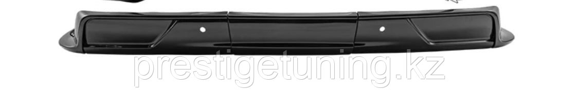 Накладка заднего бампера на Lexus LX570 2016-21 Superior/Heritage (Черный цвет) - фото 1 - id-p108041702