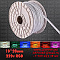 Флекс неон SMD 10*20мм RGB разноцветный. Led Flex neon 10*20 мм, гибкий неон 220 v цветной ргб., фото 3