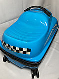 Детский пластиковый дорожный чемодан на 4-х колёсах., фото 6