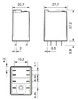 55.34.8.024.0054 | 553480240054 | Промежуточное реле; 4 перекидных контакта 7А (~ 24В AC) - фото 2 - id-p108042815