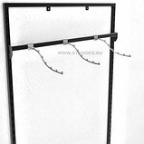 Кронштейн изогнутый с 7 шарами на овальную трубу (ХРОМ) V 5-53 ., фото 3