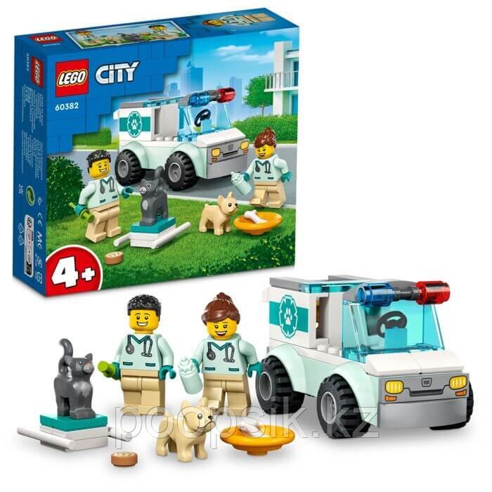 Lego City Спасательный фургон ветеринара 60382