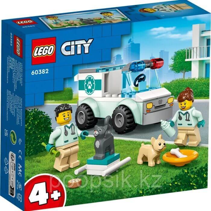 Lego City Спасательный фургон ветеринара 60382 - фото 3 - id-p108043171