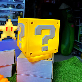 Светильник Блок «Знак вопроса» из Марио - Super Mario Bros