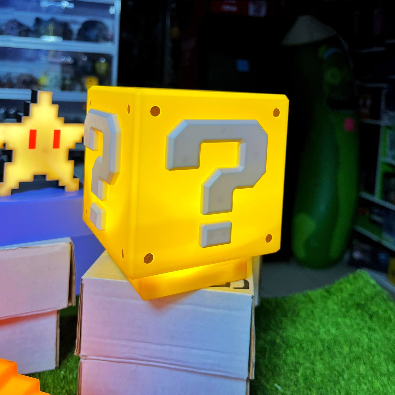 Светильник Блок «Знак вопроса» из Марио - Super Mario Bros - фото 1 - id-p108043268