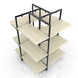 Полка , толщина ДСП 25 мм, для островного стеллажа. Легкая серия, фото 6