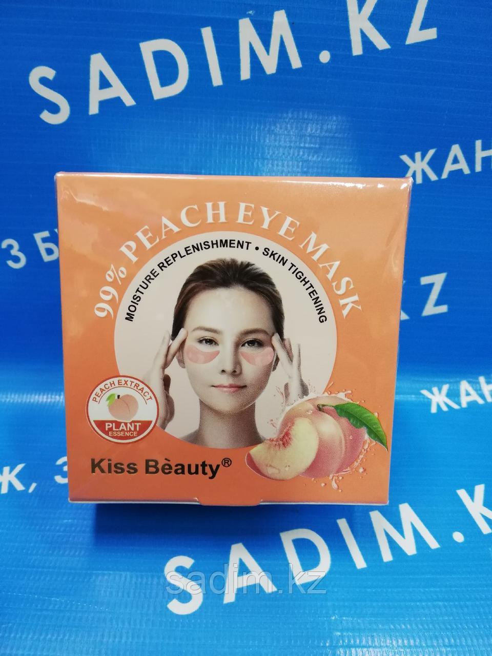 Kiss Beauty Peach Восстанавливающие Гидрогелевые патчи для кожи вокруг глаз с экстрактом персика - фото 1 - id-p108046144