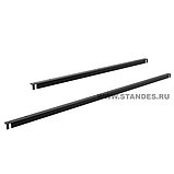 Островной четырехсторонний торговый стеллаж со стеклянными полками. Задние стенки ДСП. Легкая серия LS 2-23, фото 5